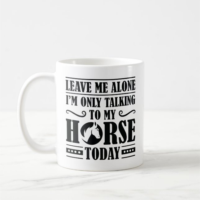 Mug Parler À Mon Cheval (Gauche)