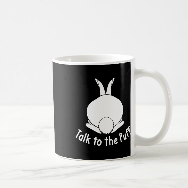 Mug Parler au lapin gonflable Lapin mignon Joyeuses Pâ (Droite)