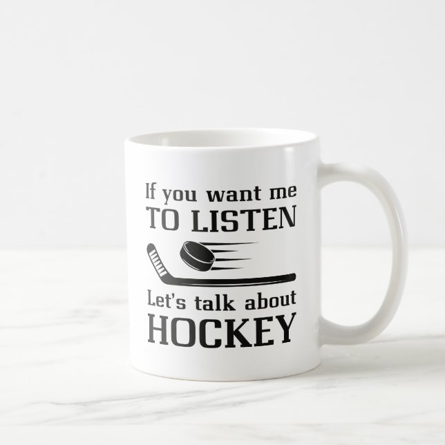 Mug Parler De Hockey (Droite)