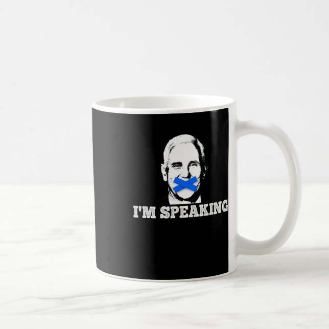 Mug Parler Kamala Harris Drôle Vice-présidente Débat (Droite)