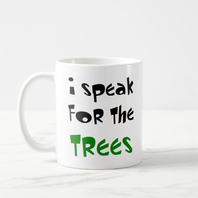 Mug parler pour les arbres (Gauche)