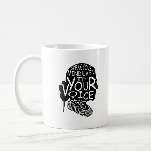 Mug Parlez Dans Votre Esprit Même Si Votre Voix Tire D (Gauche)