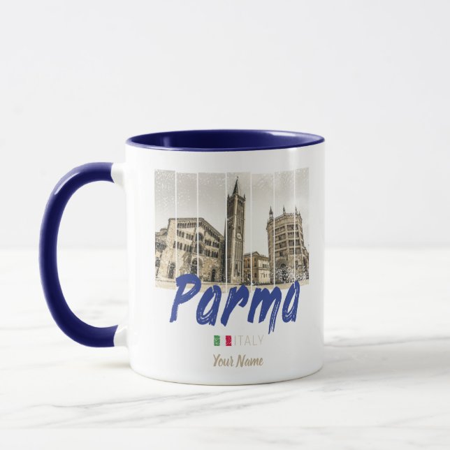 Mug Parme Emilia Romagne Italie Souvenir Vintage (Gauche)