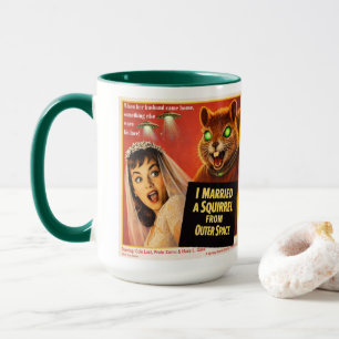 Mug Parodie d'écureuil de l'espace extra-atmosphérique