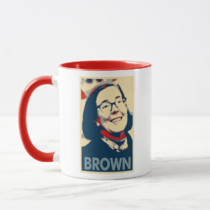 Mug Parodie politique d'affiche Brown de Kate