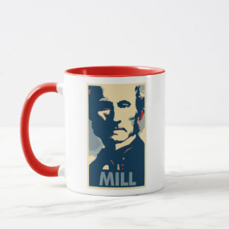 Mug Parodie politique d'affiche de John Stuart Mill