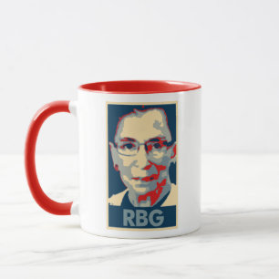 Mug Parodie politique d'affiche de Ruth Bader Ginsburg