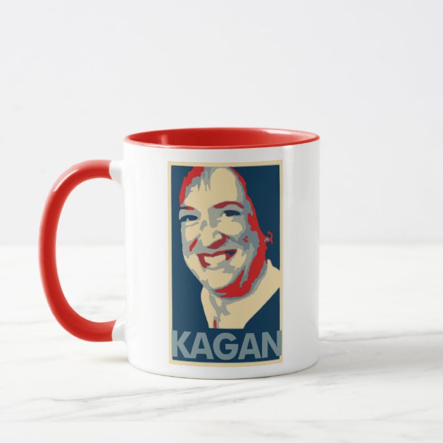 Mug Parodie politique d'affiche d'Elena Kagan (Gauche)