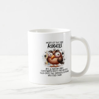 Mug Parole Du Jour Askhole Une Personne Qui Constammen