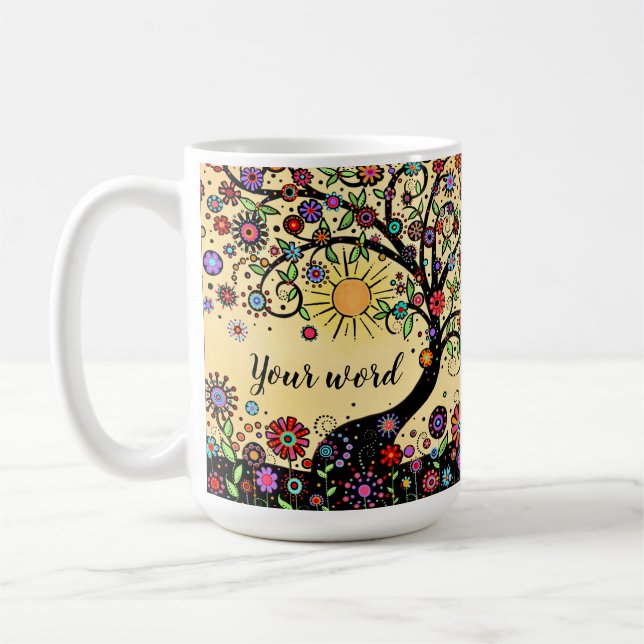 Mug Parole personnalisée de l'année (Gauche)