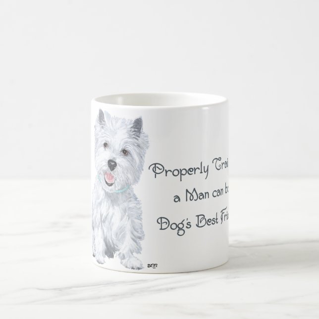 Mug Paroles de sagesse de Westie (Centre)
