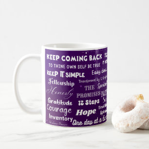 Mug Paroles et slogans de rétablissement en 12 étapes