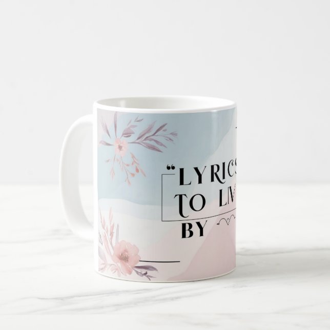 Mug Paroles pour vivre 4 (Devant gauche)