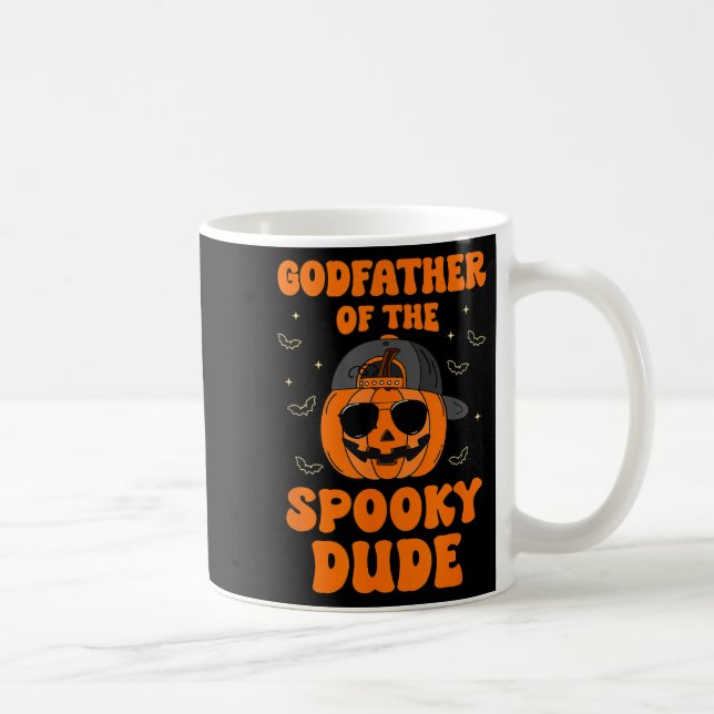 Mug Parrain du Soky mec Halloween Citrouille Anniversa (Droite)