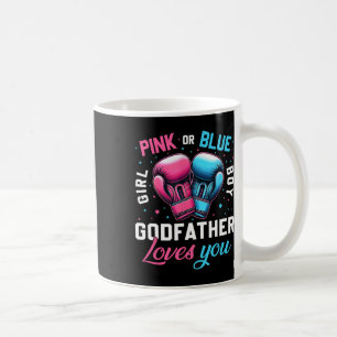 Mug Parrain Rose Ou Bleu Vous Aime Boxe Genre Rev