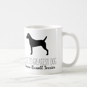 Mug Parson Russell Terrier Chien Silhouette personnali