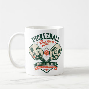 Mug Partenaires de pickleball en double mixte
