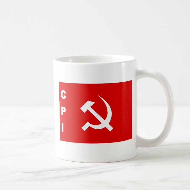 Mug parti communiste d'IPC-drapeau de l'Inde (Droite)