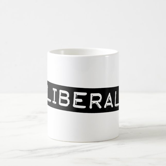 Mug Parti libéral-Étiquette - Bande Drôle démocrate (Centre)