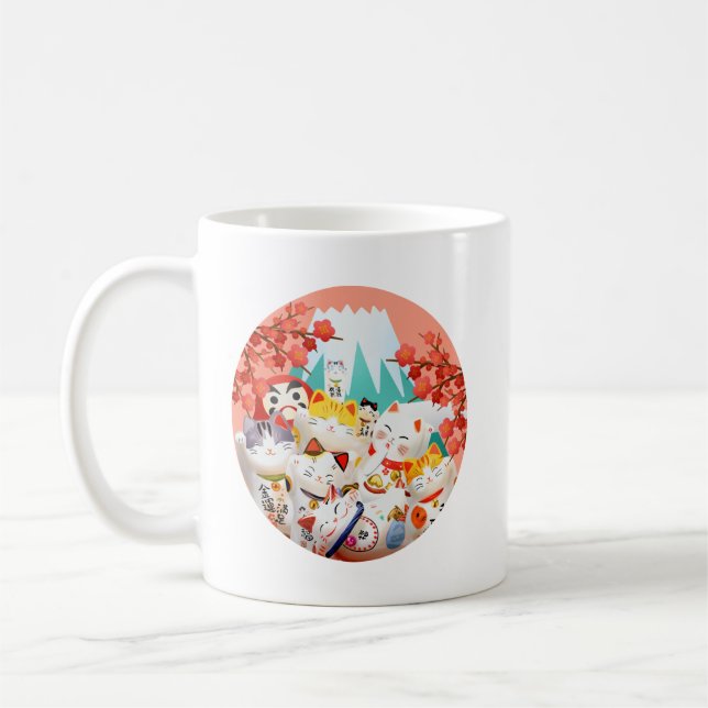 Mug Parti Manekineko Hanami (Gauche)