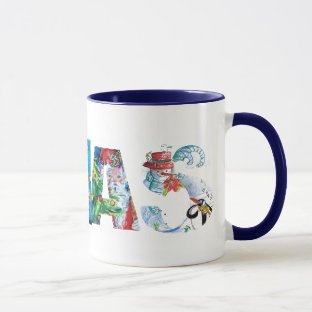 MUG PARTI MUSICAL PÈRE NOËL XMAS / SERENADE DE PENGUIN (Droite)