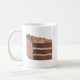 Mug Partie de gâteau au chocolat allemand Pièce de fêt