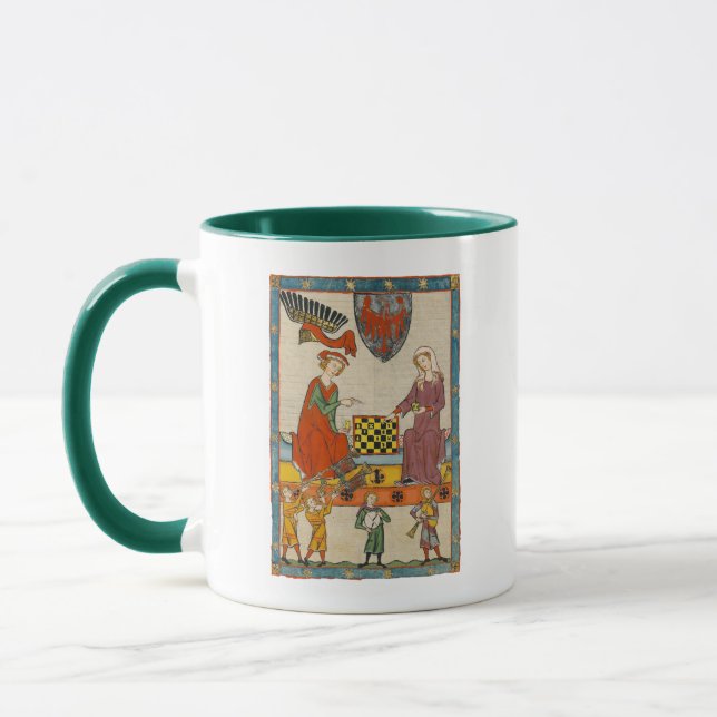 Mug Partie d'échecs Codex Manesse XIVe siècle (Gauche)