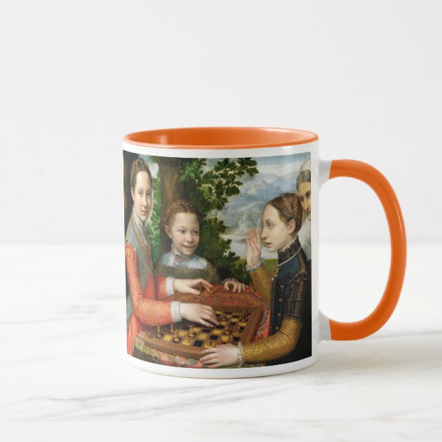 Mug Partie d'échecs par Sofonisba Anguissola - Circa (Droite)