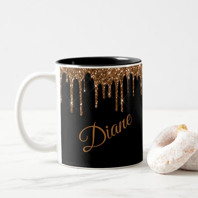 Mug parties scintillant (Avec donut)