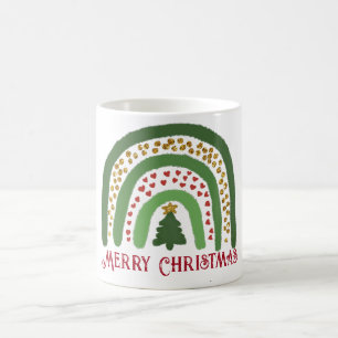 Mug Parties scintillant arc-en-ciel rouge or vert