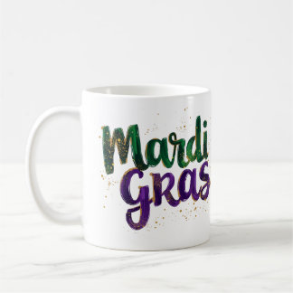 Mug Parties scintillant Brushstroke Mardi Gras