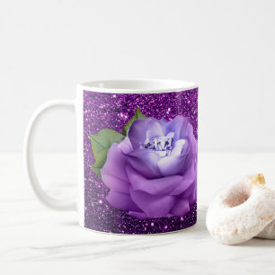 Mug Parties scintillant Lavender Diamond Rose Purple F