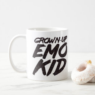 Mug parties scintillant noire de l'enfant d'âge adulte