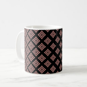 Mug Parties scintillant or rose forme Rhomboid