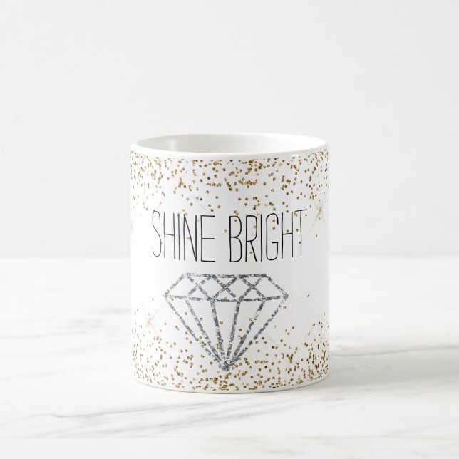 Mug Parties scintillant or Silver Diamond brillant (Centre)