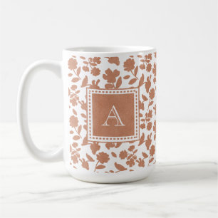 Mug Parties scintillant orange personnalisée Motif Fl