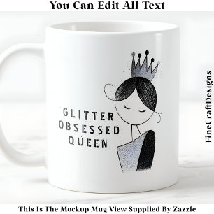 Mug Parties scintillant personnalisée élégante Étincel