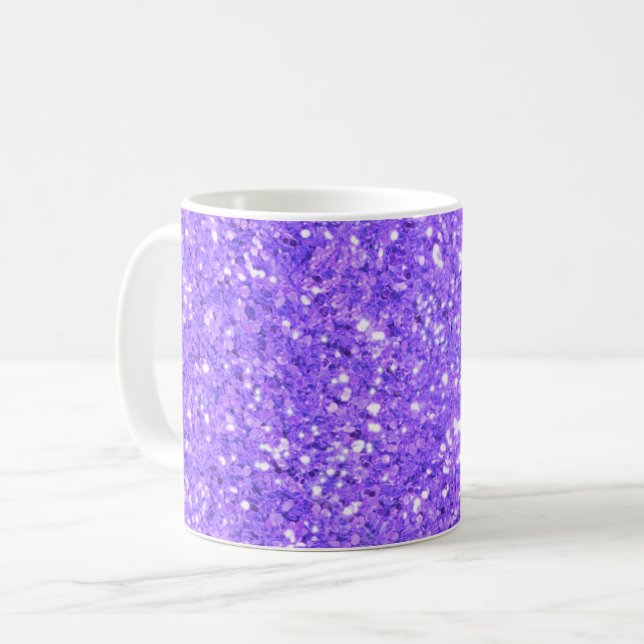 Mug Parties scintillant pétillante violette motif tass (Devant gauche)