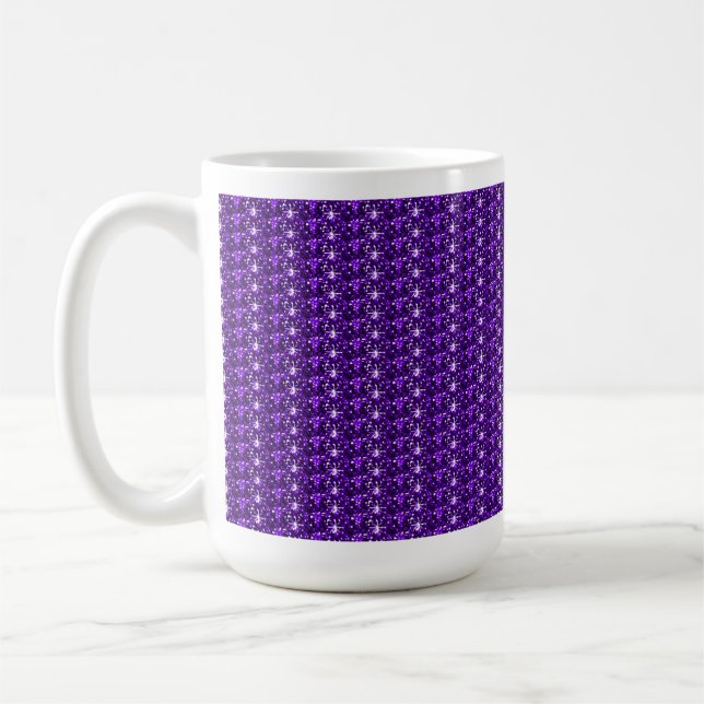 Mug Parties scintillant pourpre de la boue (Gauche)
