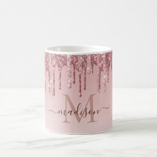 Mug Parties scintillant rose chic Monogramme OtterBox