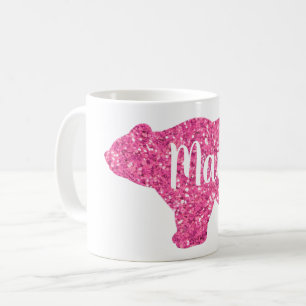 Mug Parties scintillant rose étincelante Design de l'o
