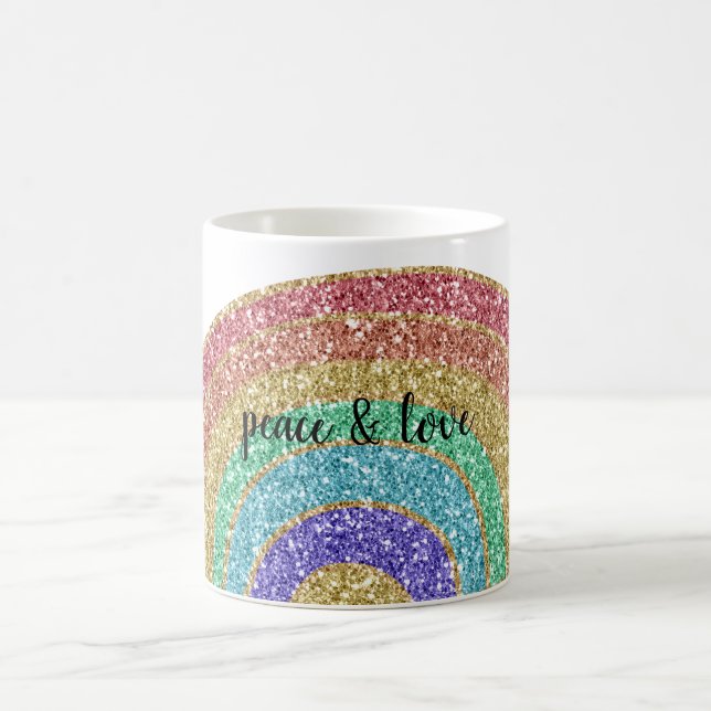 Mug Parties scintillant Sparkle Gold Rainbow (Centre)