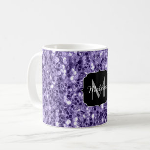 Mug Parties scintillant violet ultra violet scintille