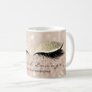 Mug Parties scintillantes d'or de maquillage de studio