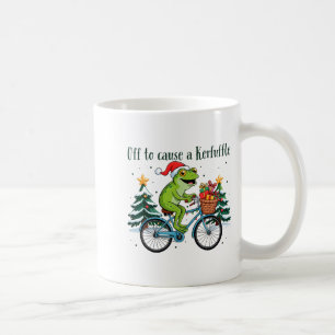 Mug Partir pour causer une agitation drôle de grenouil