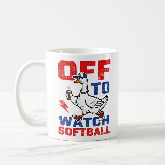 Mug Partir Pour Regarder Le Softball (Gauche)