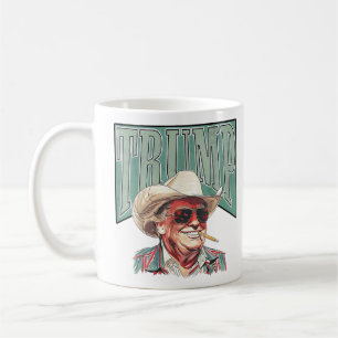 Mug Partisan de Trump Cowboy Western MAGA