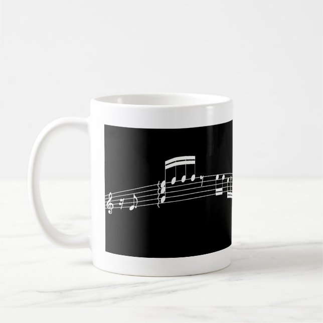 Mug Partition musicale (Gauche)