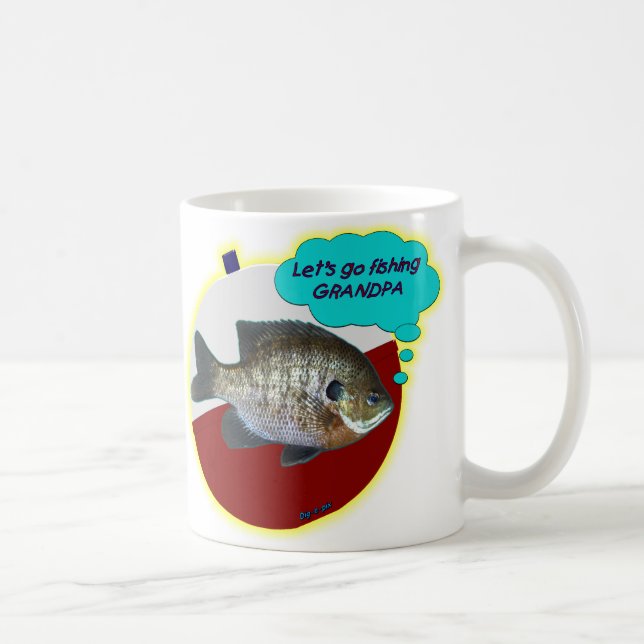 Mug Partons pêcher le grand-papa (Droite)