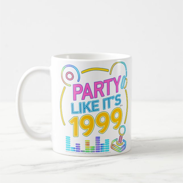 Mug Party Like It’s 1999®™ – Neon Soundtrack (Gauche)